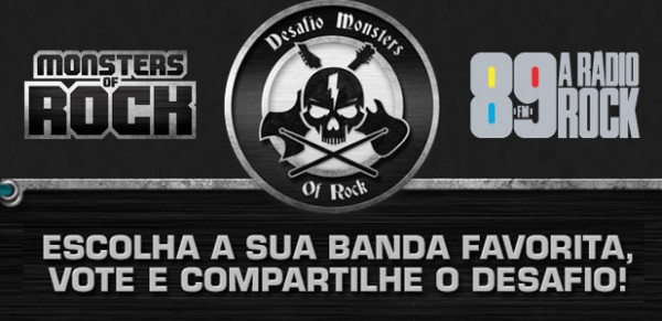 Vote no Desafio Monsters Of Rock