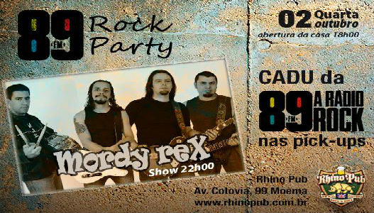 89 Rock Party no Rhino Club