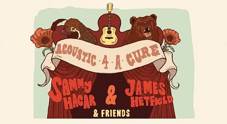 James Hetfield e Sammy Hagar agendam show acústico