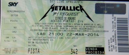 Resultado compartilhamento Facebook (Ingresso – Metallica)