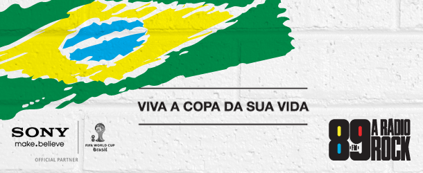 Viva a Copa da Sua Vida com a 89 e a Sony