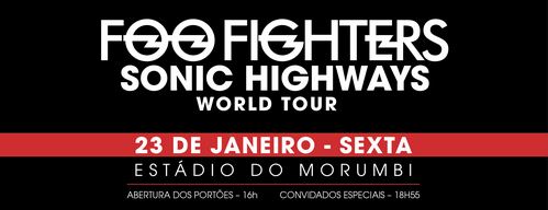 Portões do Morumbi abrem às 16h para o show do Foo Fighters