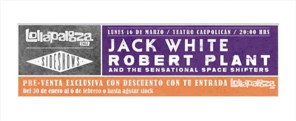 Jack White e Robert Plant tocarão juntos no Chile