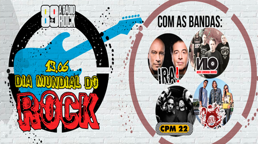 89 promove show do Dia Mundial do Rock através de ação social