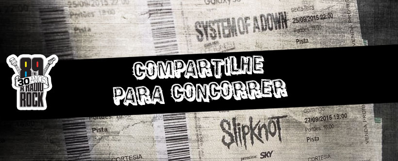 Compartilhamento vídeo do SOAD e Slipknot no Facebook