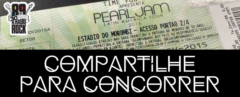 Promo Vídeo do Pearl Jam no Facebook