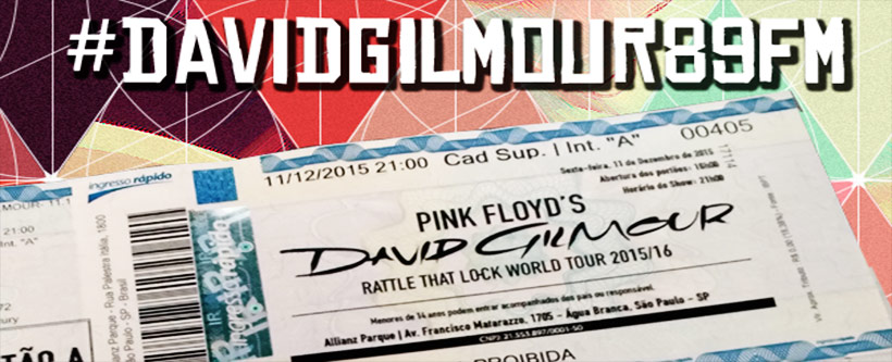 Promo #DavidGilmour89FM no Twitter