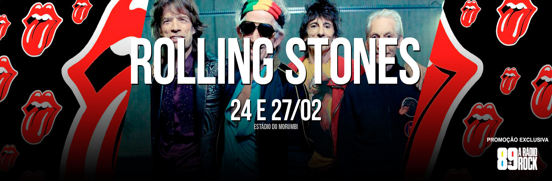 Compartilhamento de ingressos para o show dos Rolling Stones