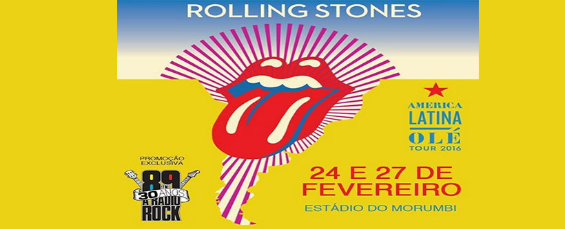 Promoção Rolling Stones via Instagram