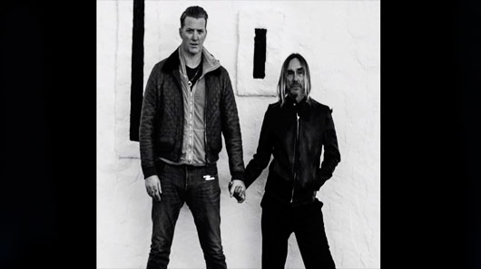 Ouça segunda faixa liberada da parceria entre Iggy Pop e Josh Homme