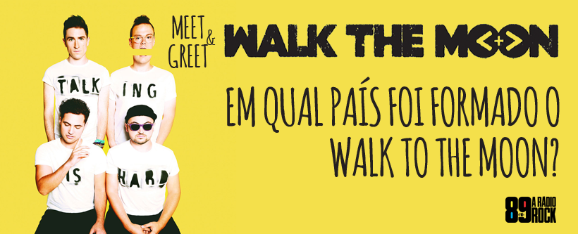 Promoção Meet & Greet Walk The Moon