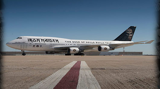 Avião do Iron Maiden tem chegada programada em Guarulhos para sexta-feira às 17h15