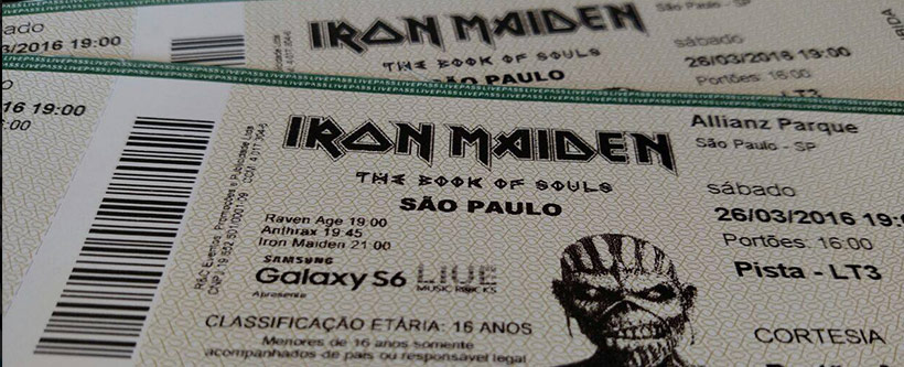 Promo Iron Maiden no Instagram