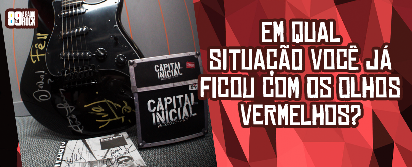 Promo guitarra e Box Autografados do Capital Inicial