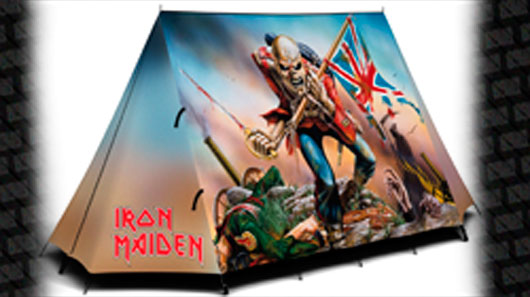 Iron Maiden lança barraca para acampamentos