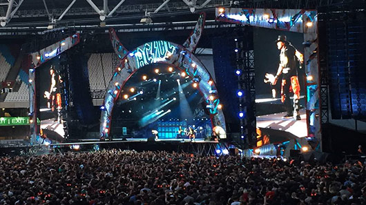 Veja show na íntegra do AC/DC com Axl Rose em Londres