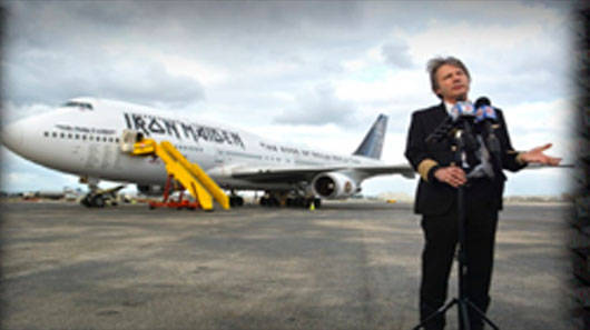 Novo vídeo mostra por dentro do avião do Iron Maiden