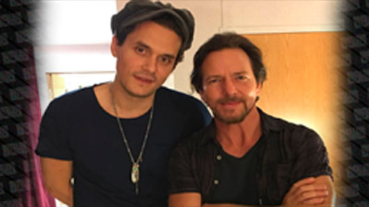 John Mayer presta homenagem ao Pearl jam