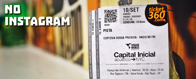 Promo Capital Inicial no Instagram da 89