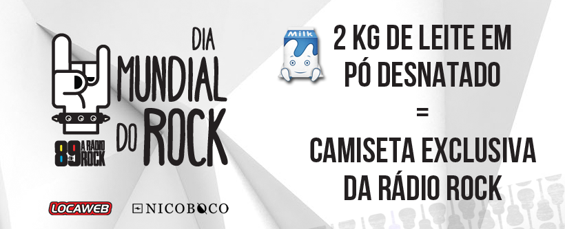 Campanha 89 no Dia Mundial do Rock