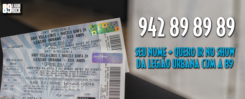 Promo Legião Urbana no WhatsApp