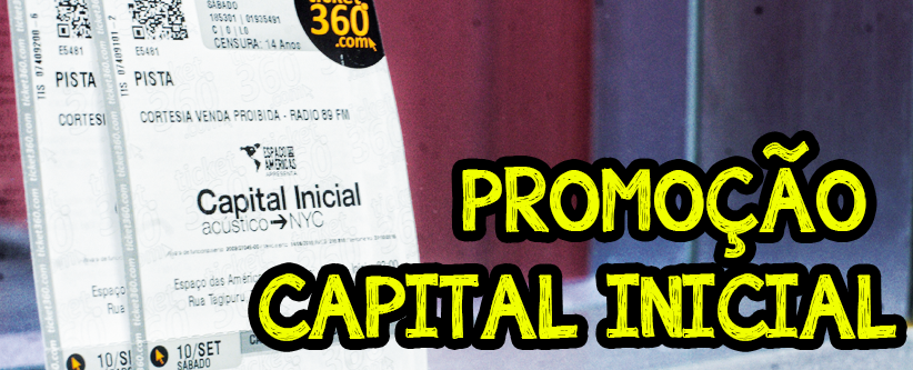 Promoção Capital Inicial no WhatsApp da 89