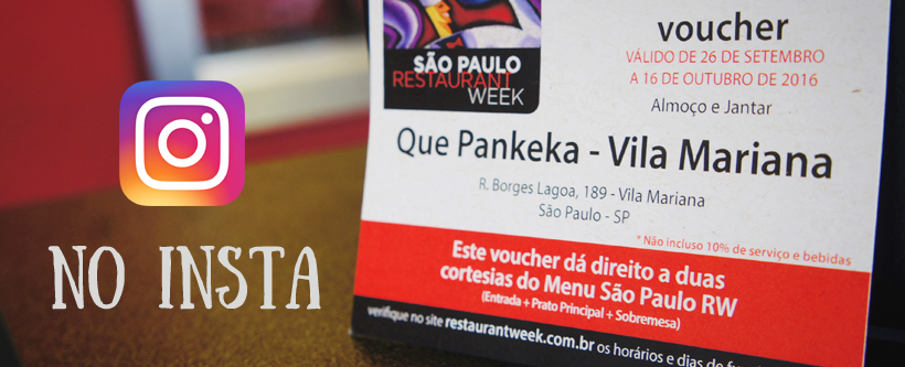 Promo Restaurante Week via Instagram