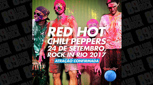 Rock in Rio confirma Red Hot Chili Peppers no Brasil em 2017