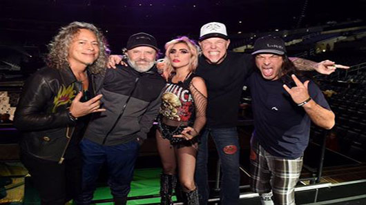 Parceria entre Metallica e Lady Gaga terá novos capítulos