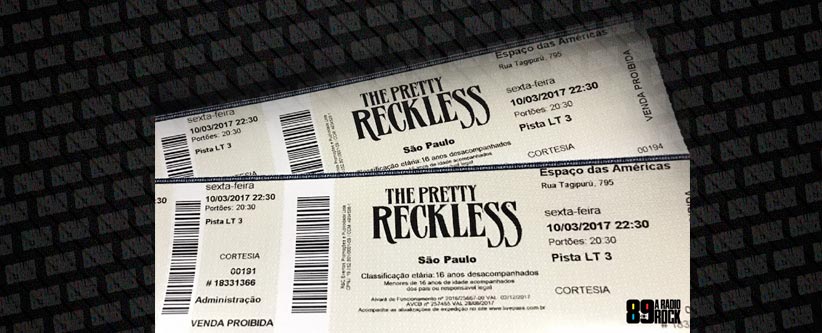 Concursos Culturais The Pretty Reckless