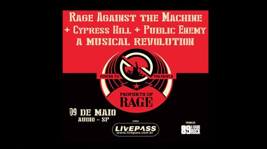 Confirmado: Prophets of Rage fará mais dois shows no Brasil