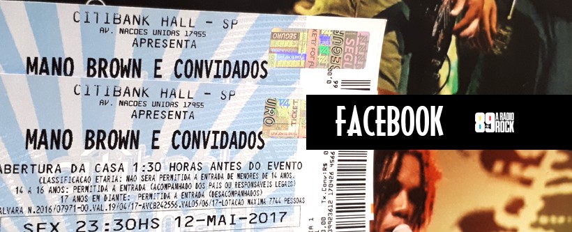 Ingressos Mano Brown e Convidados via Facebook