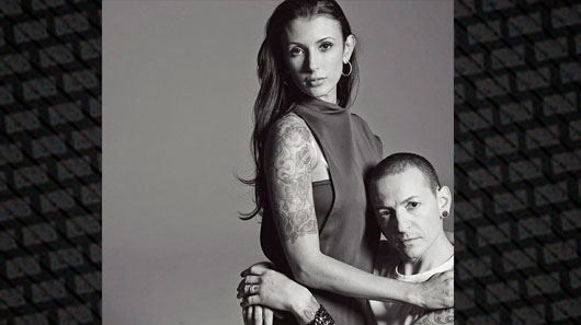 Vídeo mostra declaração de amor de Chester para Talinda Bennington