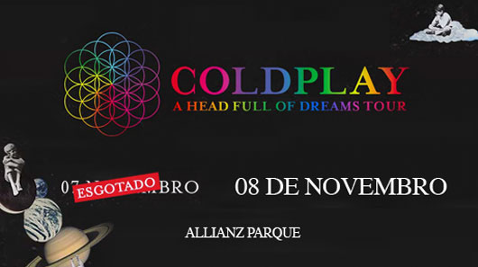 Coldplay confirma show extra em São Paulo