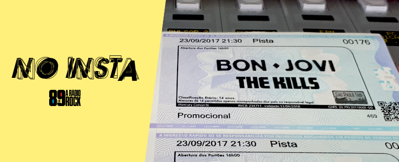 Ingressos SP Trip com Bon Jovi via Instagram