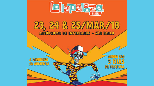 Revelado Line-up do Lollapalooza 2018 com Pearl Jam, RHCP e The Killers