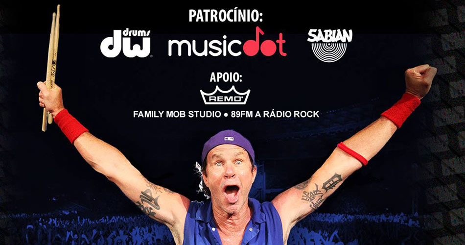 RHCP: Chad Smith fará “Drum Clinic” exclusiva em SP