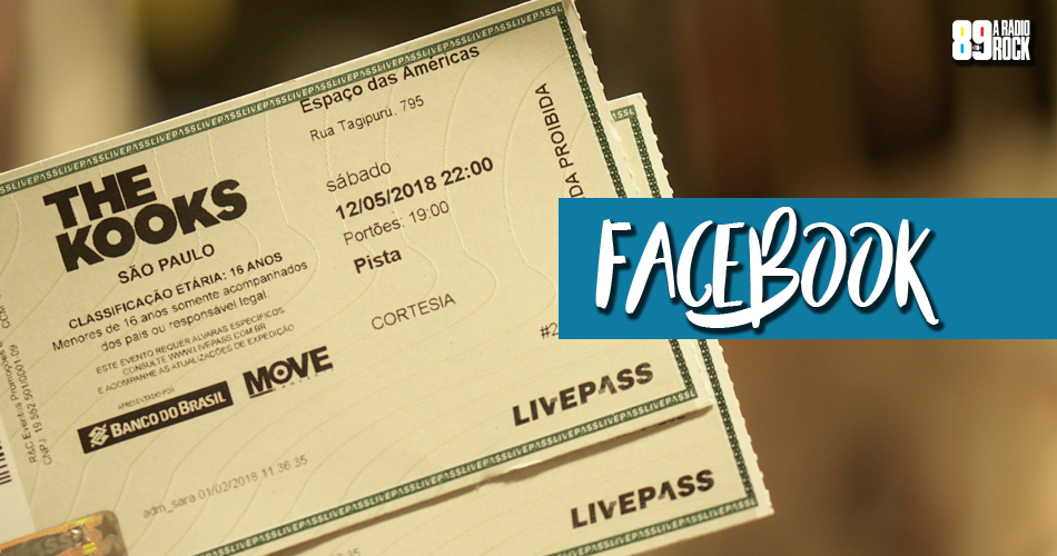 Ingressos The Kooks via Facebook