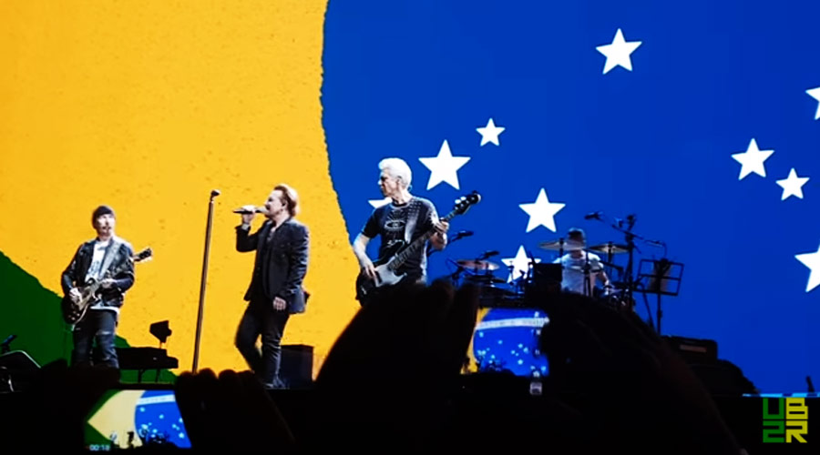 DVD colaborativo do U2 no Brasil está disponível para download