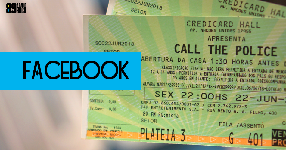 Ingressos Call The Police no Credicard Hall via Facebook