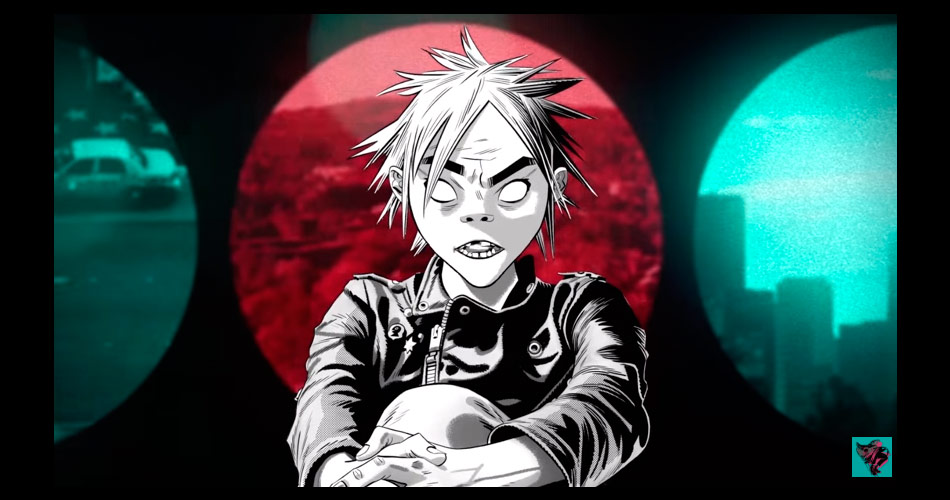 “Hollywood”, faixa do novo álbum do Gorillaz, ganha lyric video