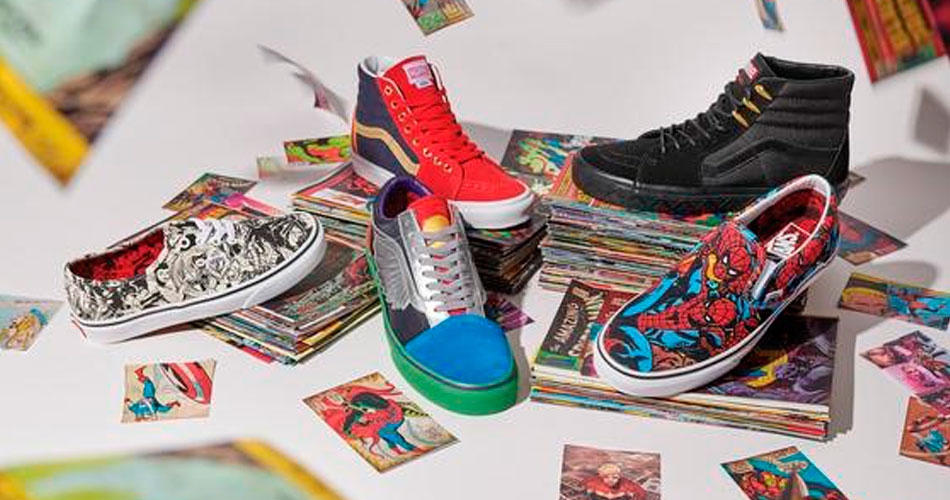 Vans se une com a Marvel em nova coleção colaborativa