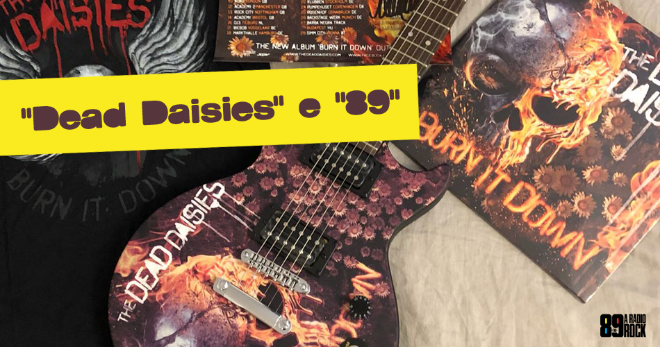 Kit do Dead Daisies com guitarra personalizada