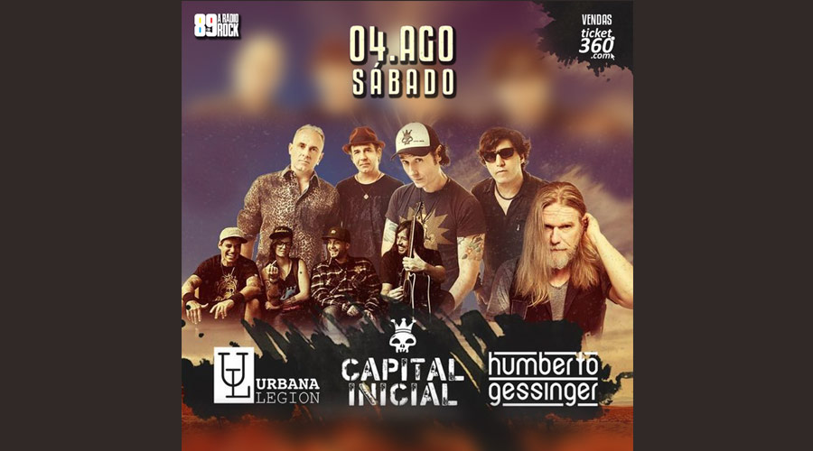 Capital Inicial, Humberto Gessinger e Urbana Legion juntos numa celebração do rock nacional