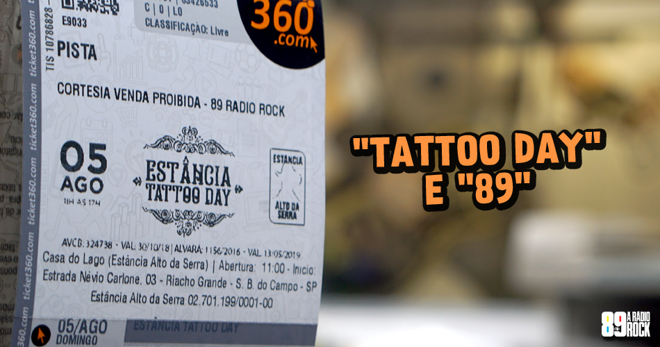 Ingressos “Estância Tattoo Day” via Facebook