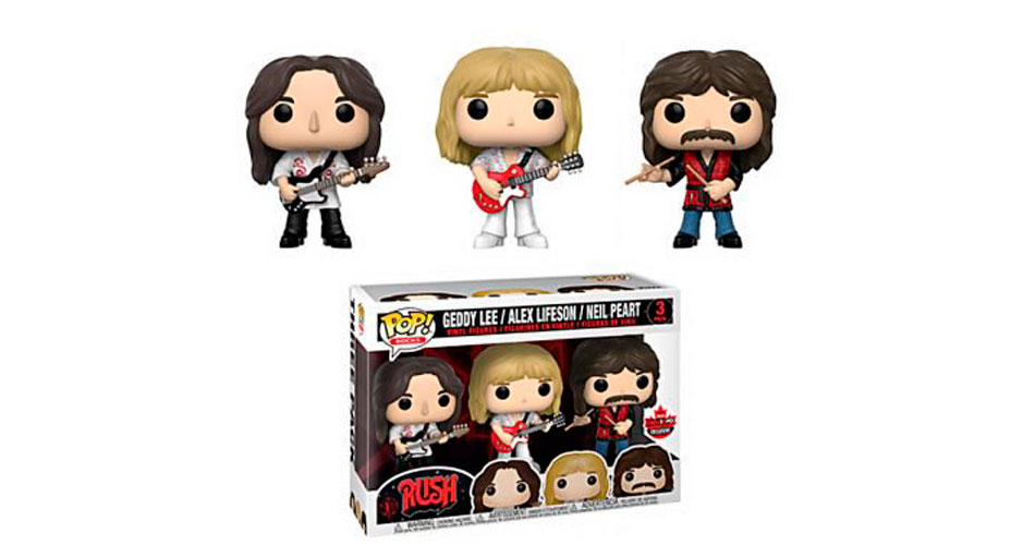 Funko divulga linha de bonecos do Rush