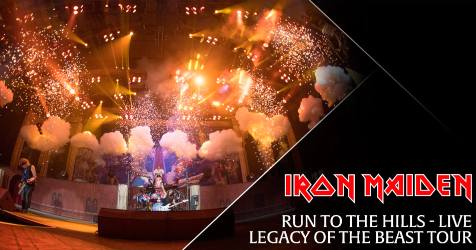 Iron Maiden lança novo clipe ao vivo para “Run To The Hills”