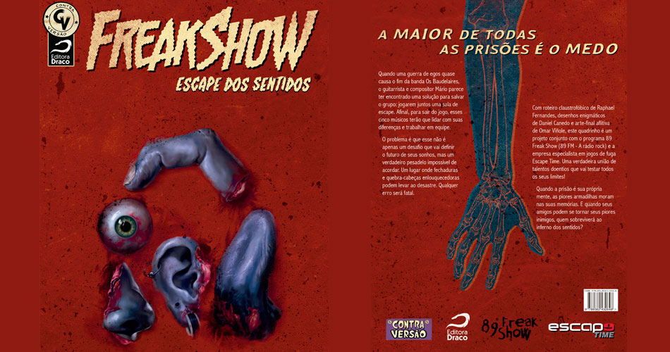 89 Freak Show lança HQ de horror na CCXP 2018