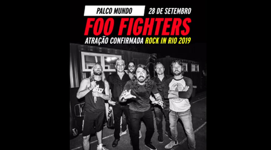 OFICIAL!!! Rock in Rio confirma shows de Foo Fighters, Weezer e Panic! At The Disco