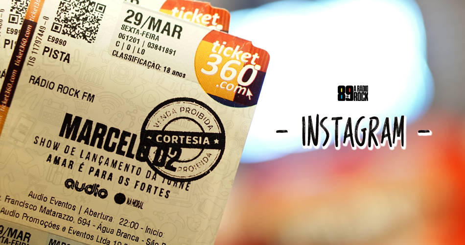 Ingressos Marcelo D2 via Instagram